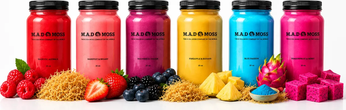 6-Pack — 6 sixteen-ounce M.A.D MOSS jars